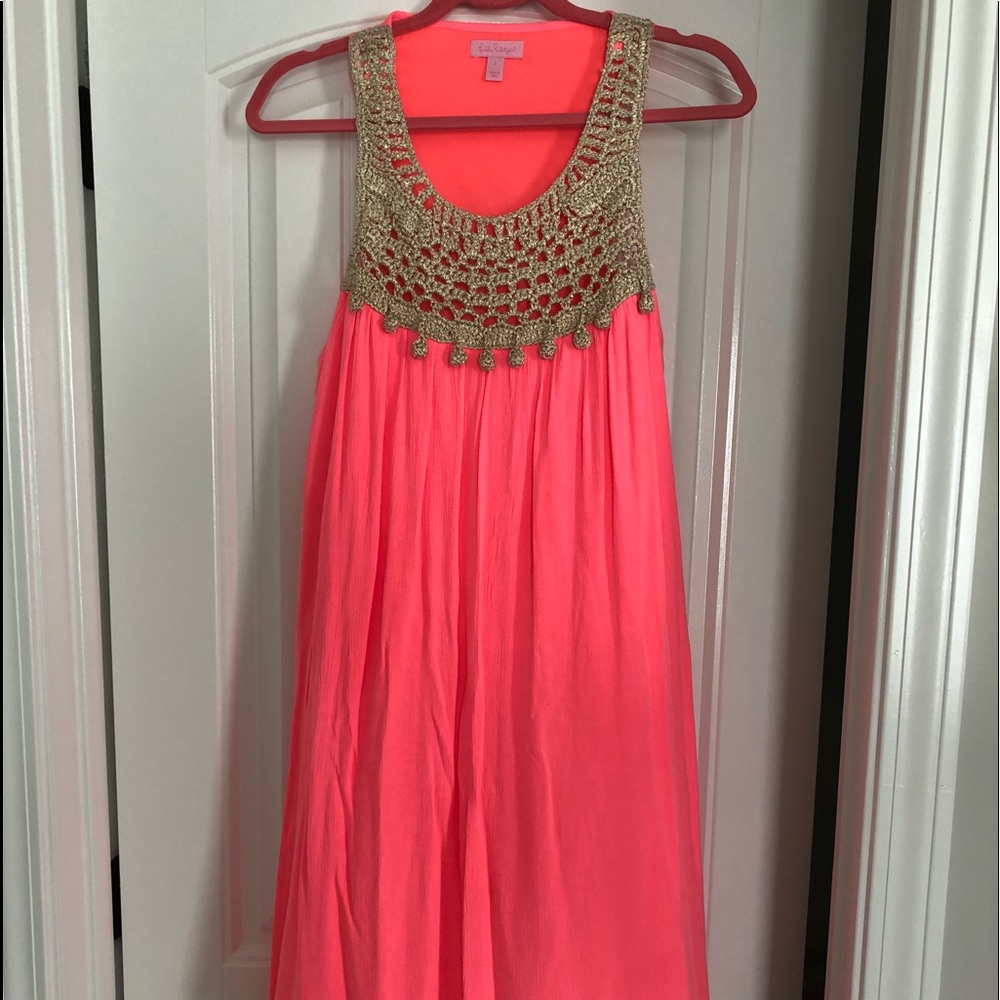 NWOT Lilly Pulitzer Rachelle Coral Dress